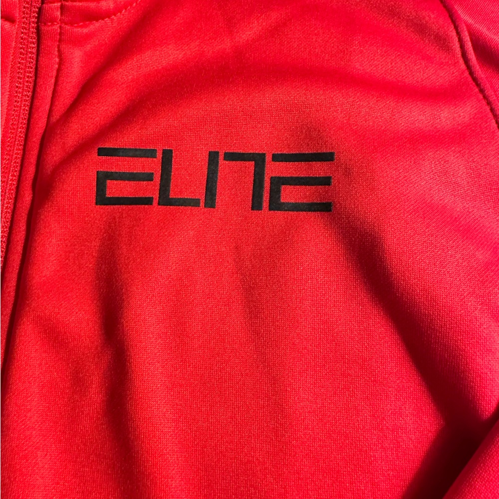 Nike Elite red hooded jacket.